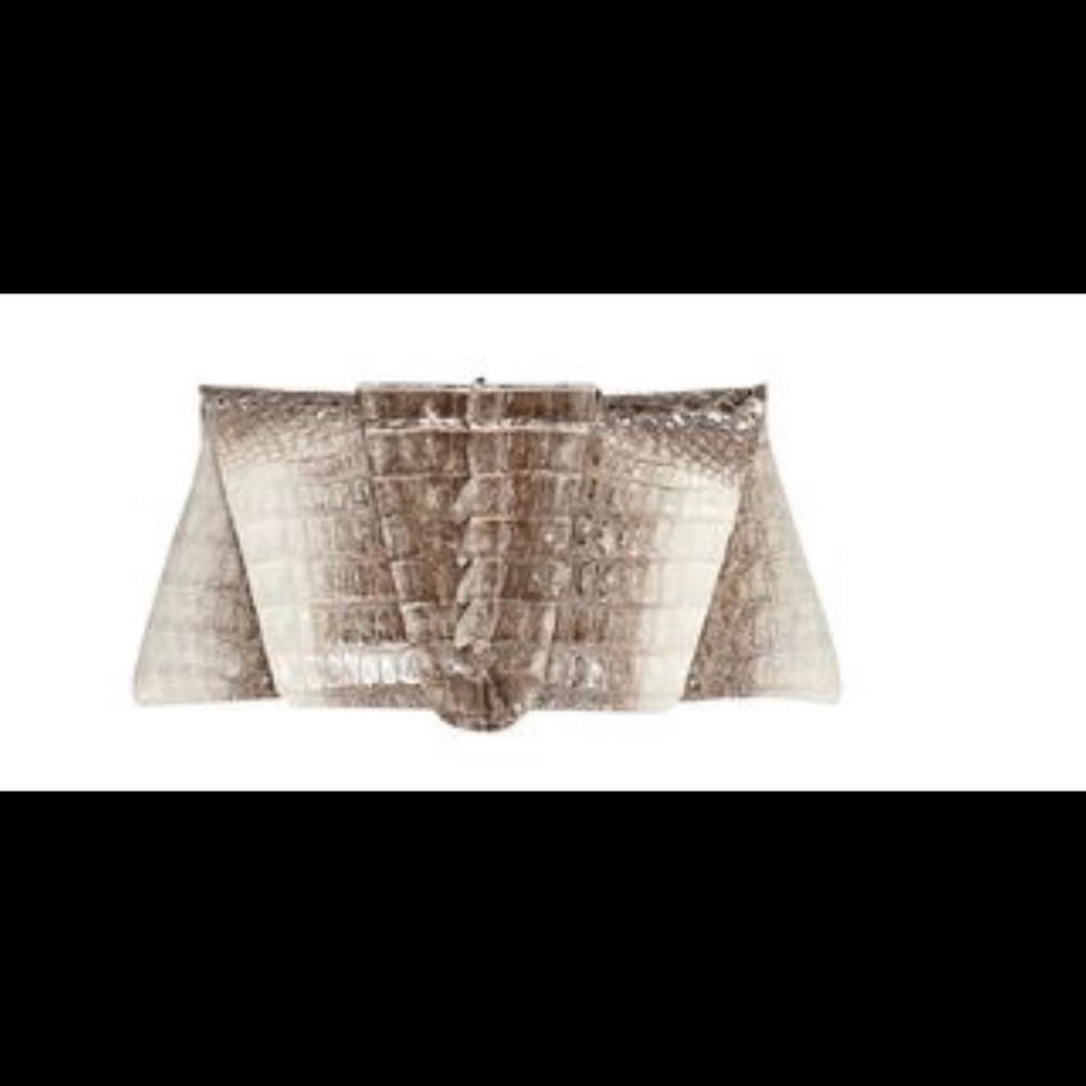 Juliet Jake designer crocodile clutch